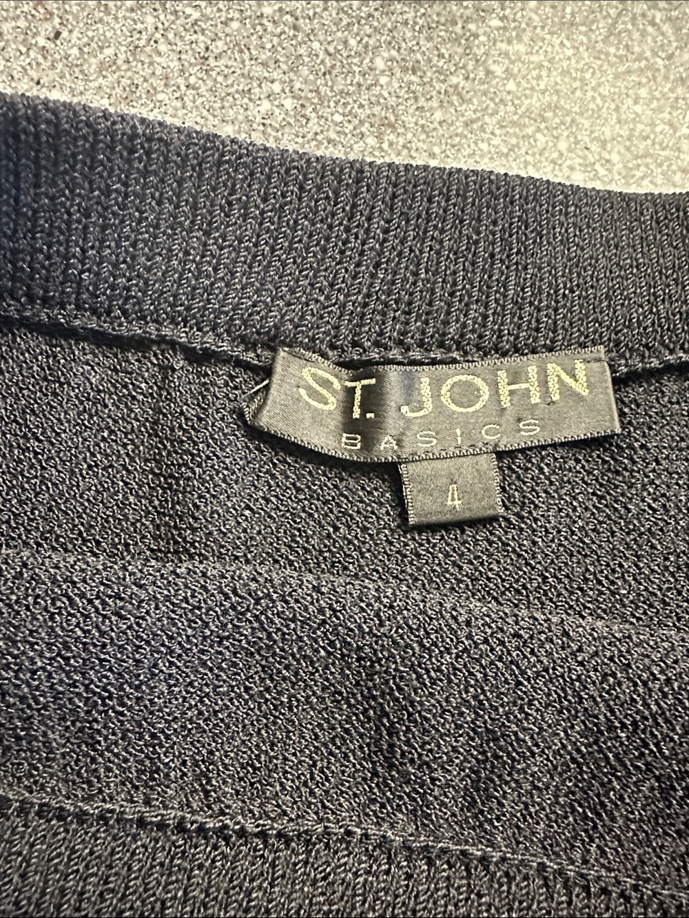 St. John Evening by Marie Gray Knit Jacket and St John basic skirt Black/Black - Picture 14 of 16